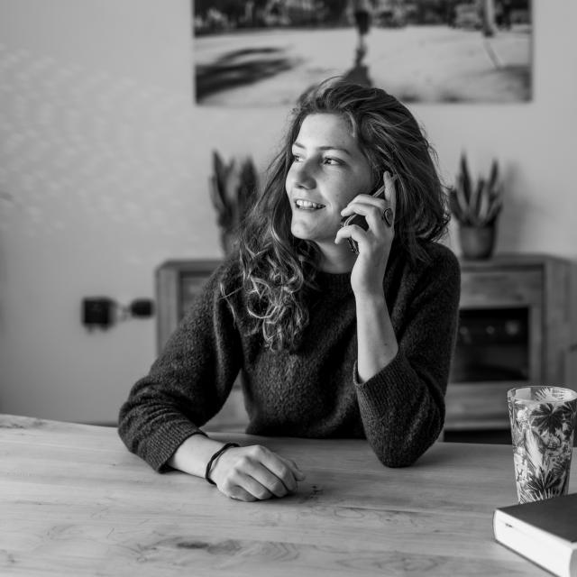 Woman on the Phone
