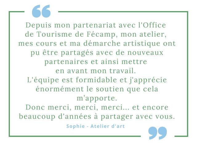 TESTIMONIAL - Getuigenis - Sophie