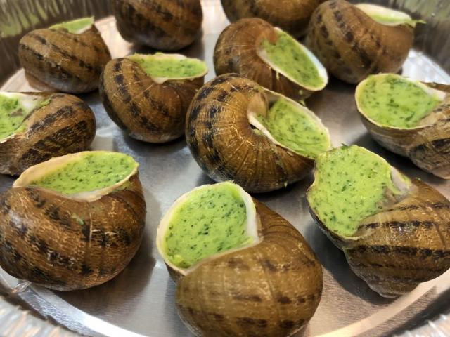 Garlic Snail Shells