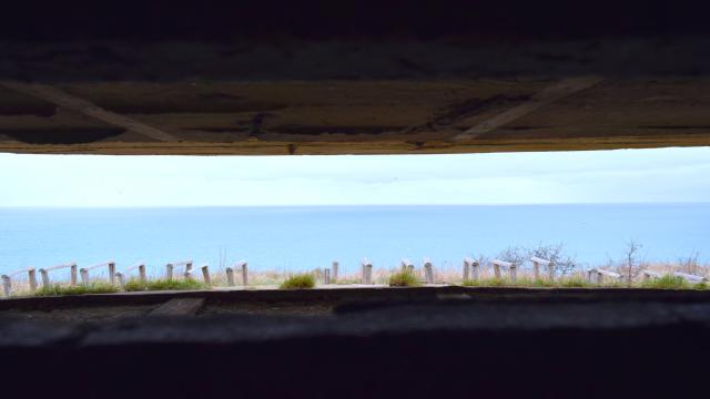 Cap Fagnet Intérieur Blockhaus poste d'observation
