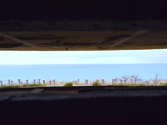 Cap Fagnet Intérieur Blockhaus poste d'observation