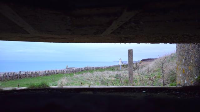 Cap Fagnet Intérieur Blockhaus poste d'observation
