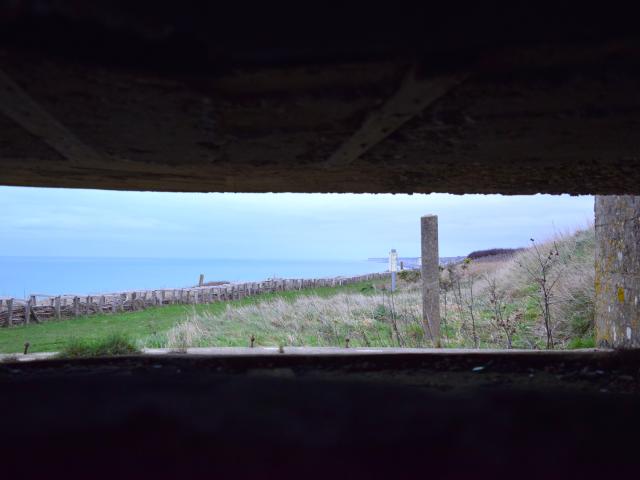 Cap Fagnet Intérieur Blockhaus poste d'observation